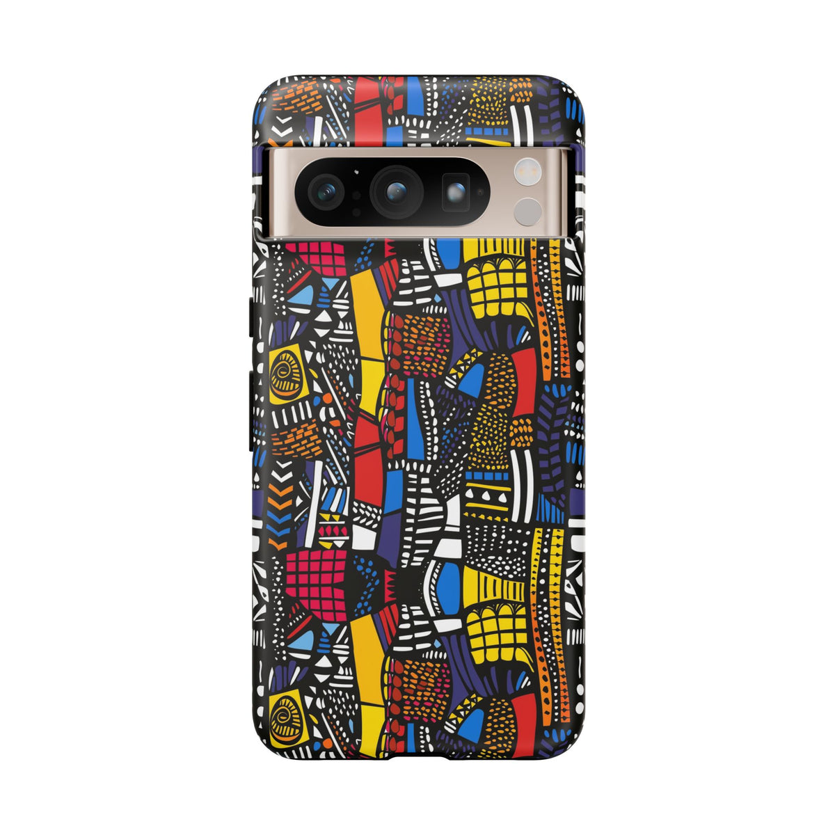 Stylish African Pattern Phone Case – Unique and Vibrant Protection 201