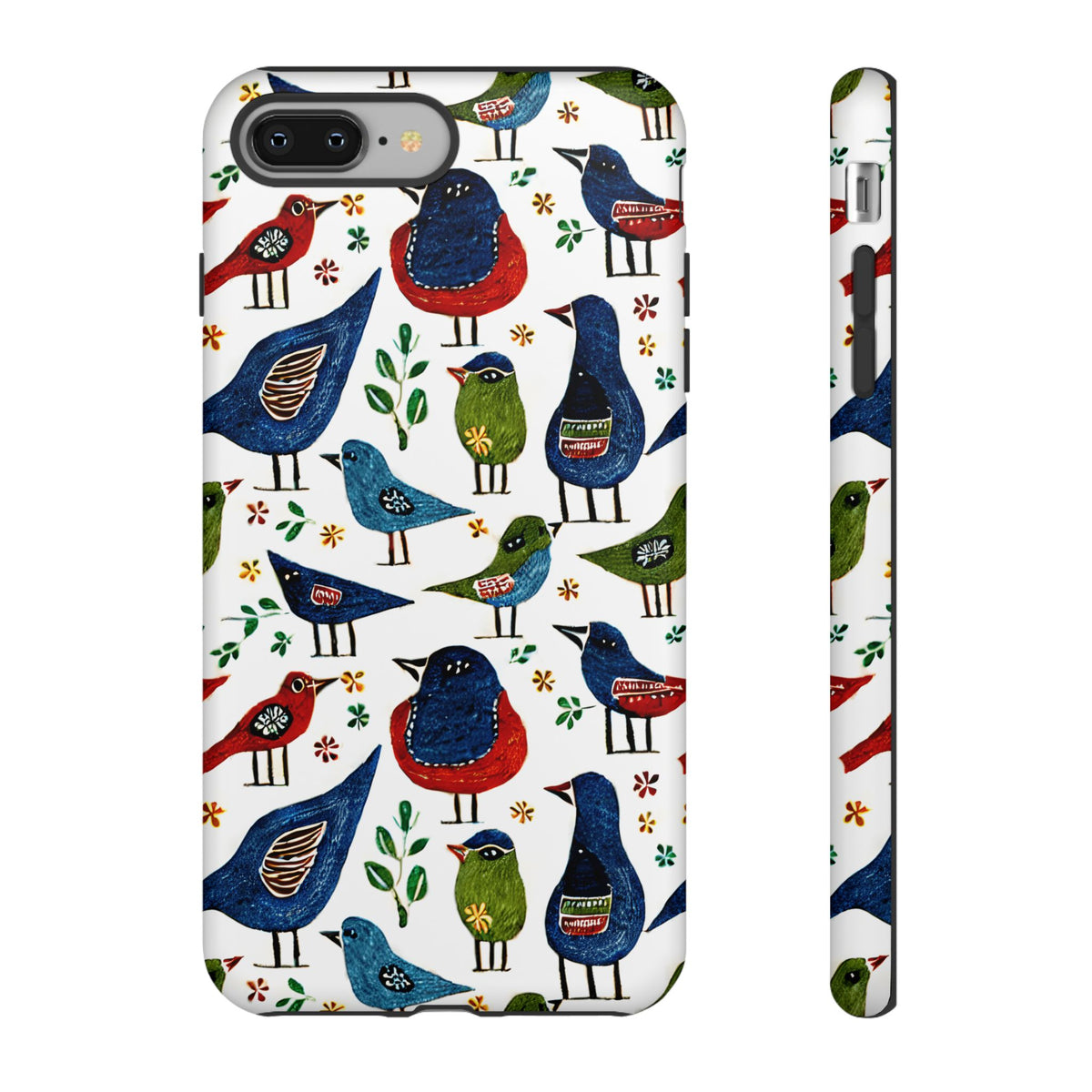 Birds Seamless Pattern Phone Case – Elegant and Timeless Avian Design 12