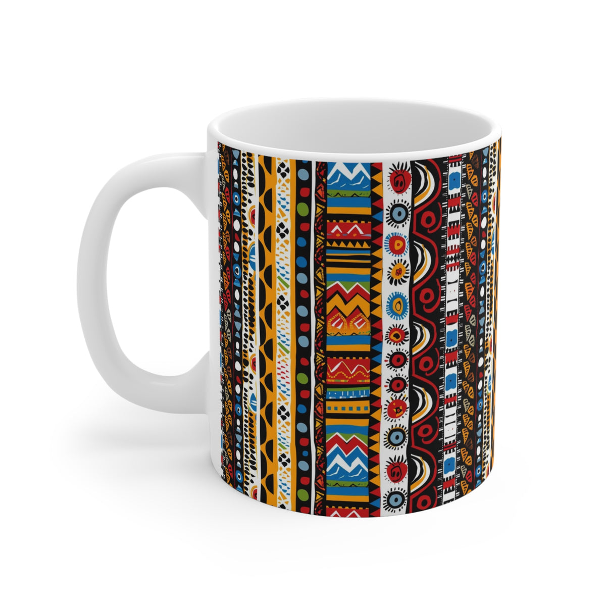 All-Over African Pattern Coffee Mug 686