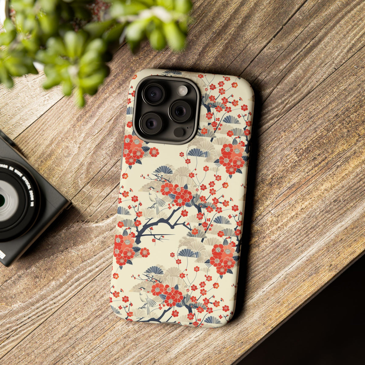 Japanese Pattern Phone Case – Elegant & Timeless Design for Your Phone 031