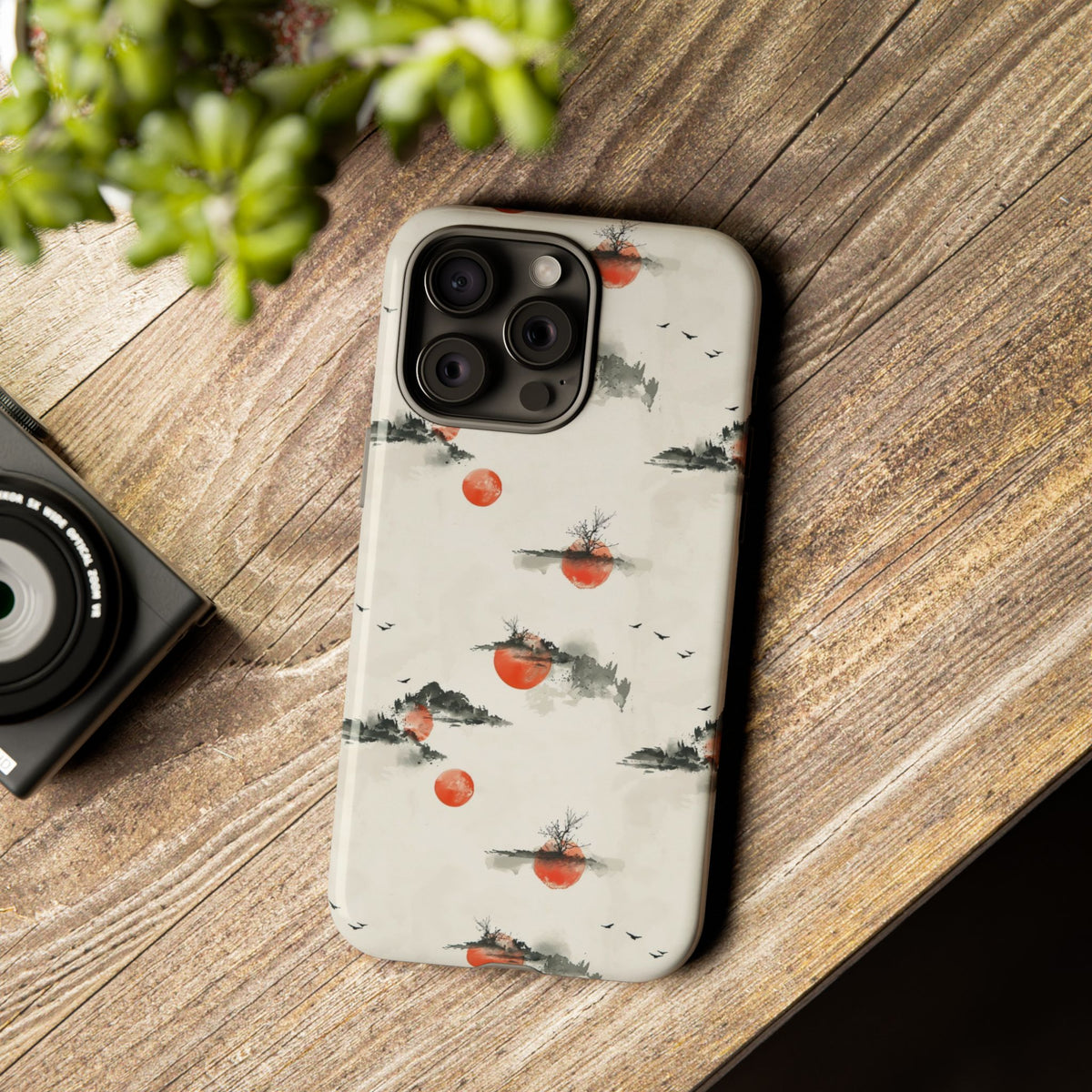 Japanese Pattern Phone Case – Elegant & Timeless Design for Your Phone 502