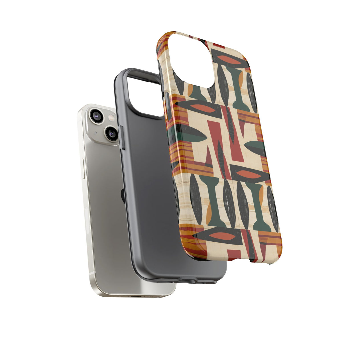 Stylish African Pattern Phone Case – Unique and Vibrant Protection 196