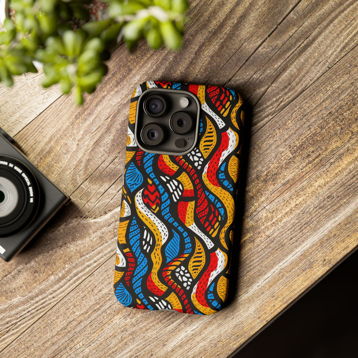 Stylish African Pattern Phone Case – Unique and Vibrant Protection 155