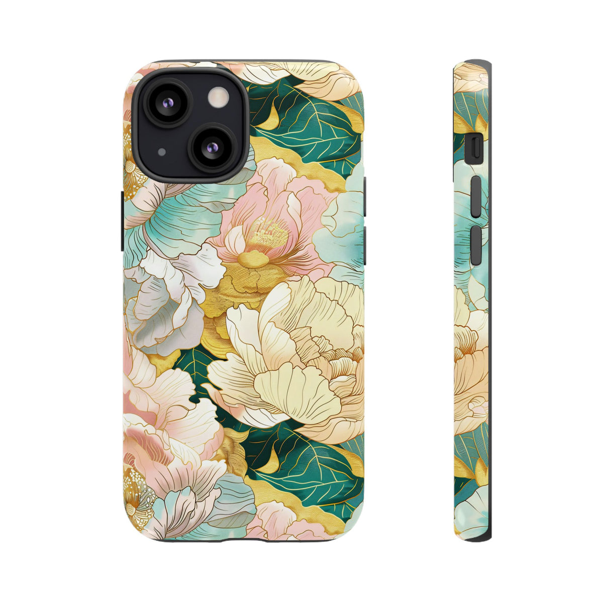 Japanese Blossom Asian Floral Design Phone Case – Elegant Floral Phone Cover