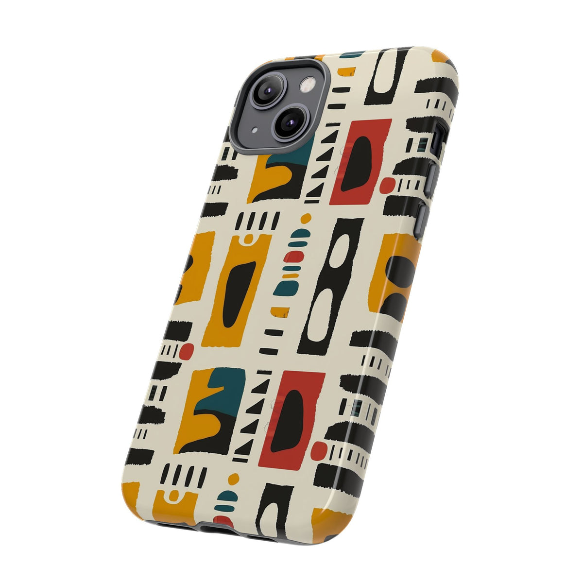 Stylish African Pattern Phone Case – Unique and Vibrant Protection 260