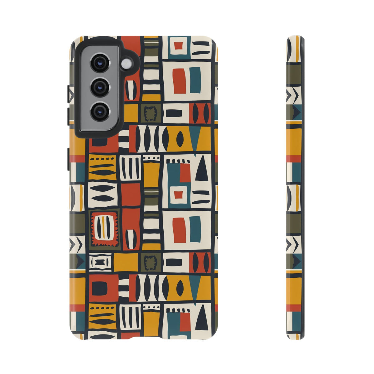 Stylish African Pattern Phone Case – Unique and Vibrant Protection 013