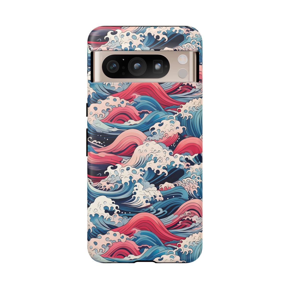 Japanese Waves Phone Case – Embrace Timeless Elegance with Classic Design 3