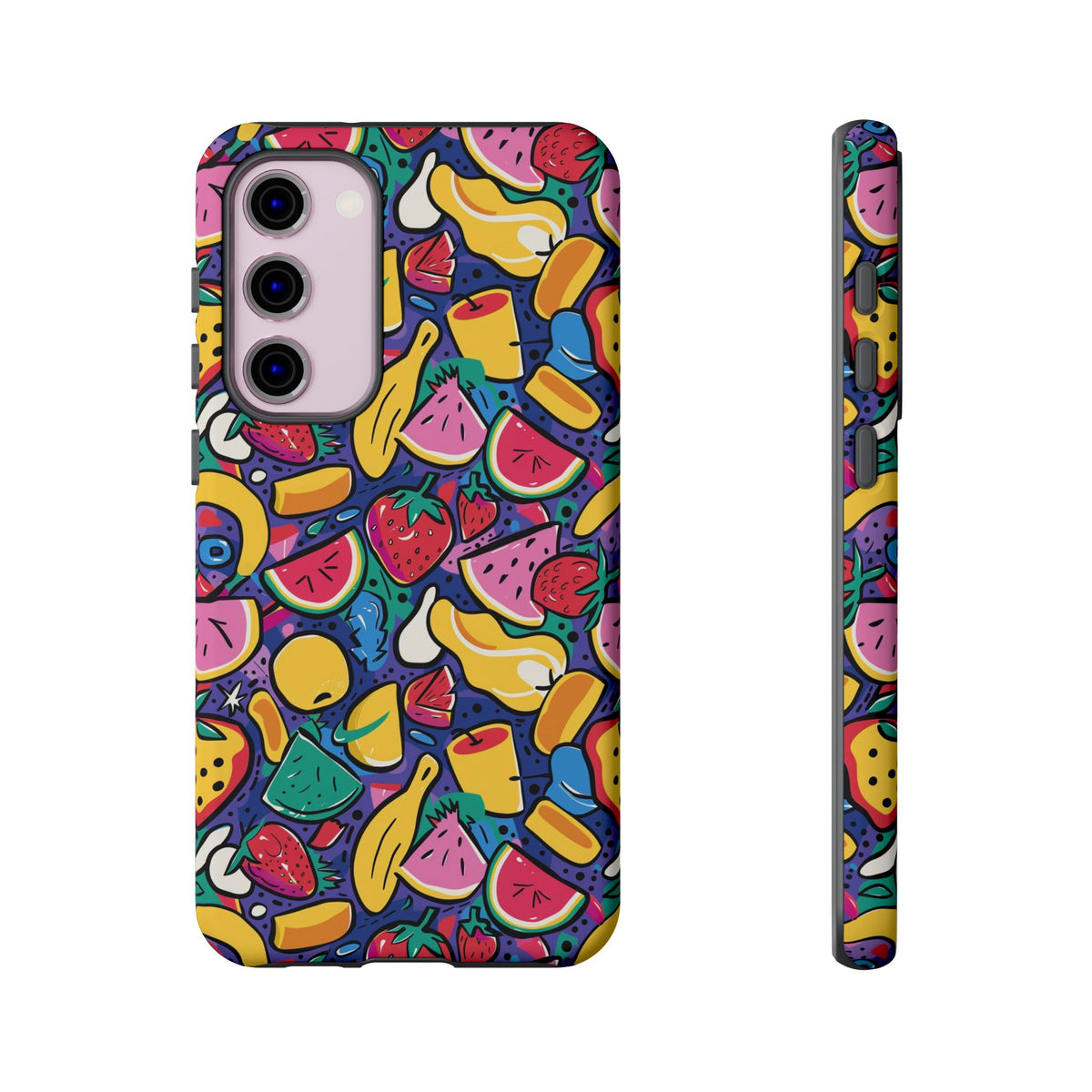 90s Themed Seamless Pattern Phone Case – Embrace Retro Style and Protection 316