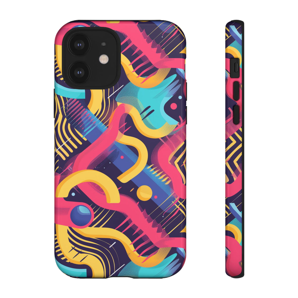 Retro 80s Seamless Phone Case – Vintage Style Meets Modern Protection 2