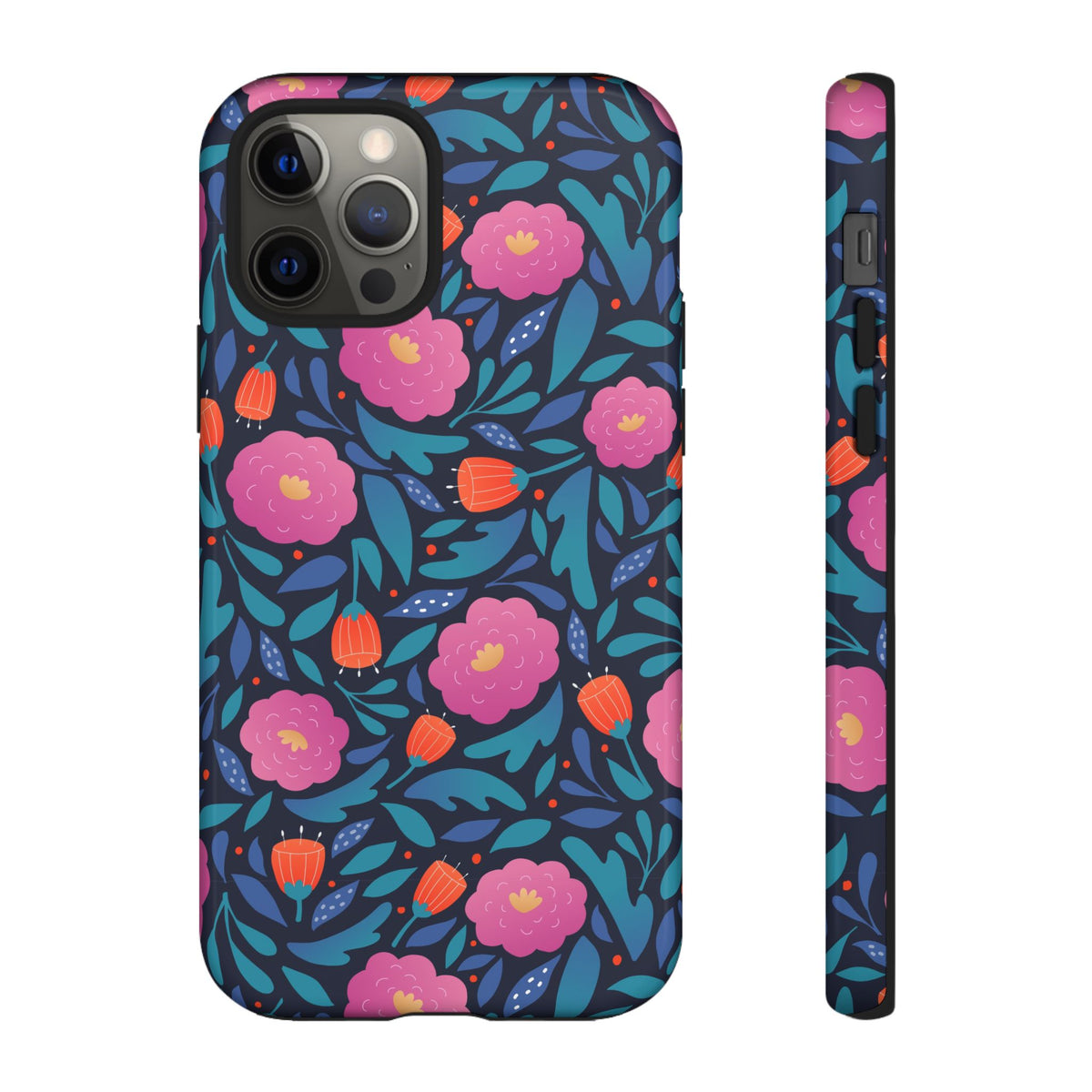 Colorful Little Flower Design Phone Case – Bright and Cheerful Floral Phone Cover 2