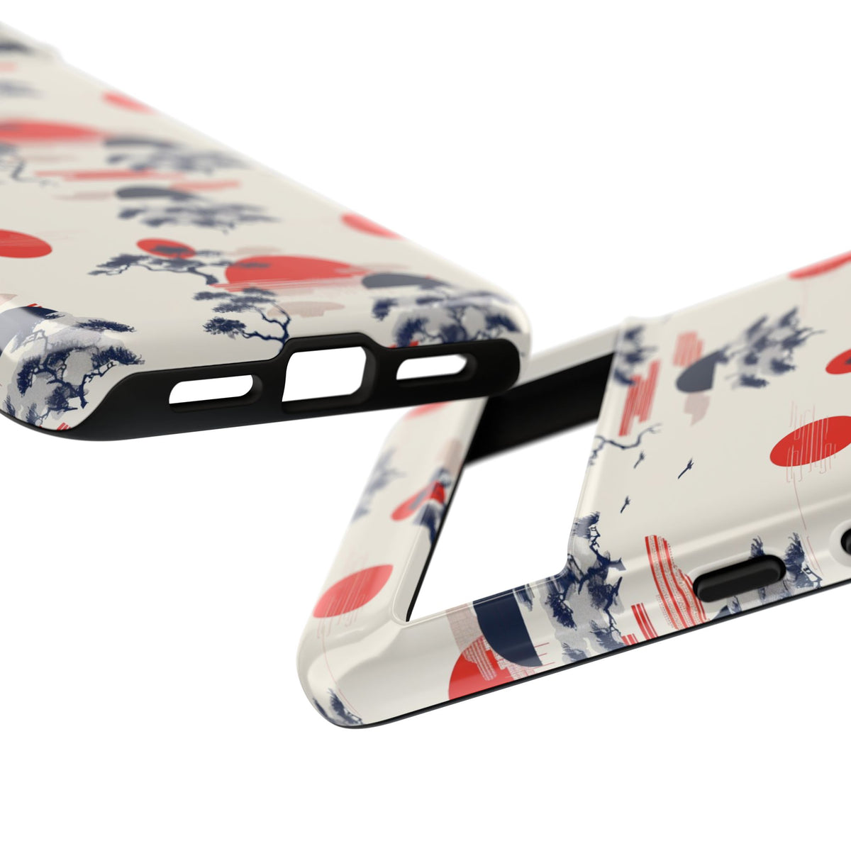 Japanese Pattern Phone Case – Elegant & Timeless Design for Your Phone 047