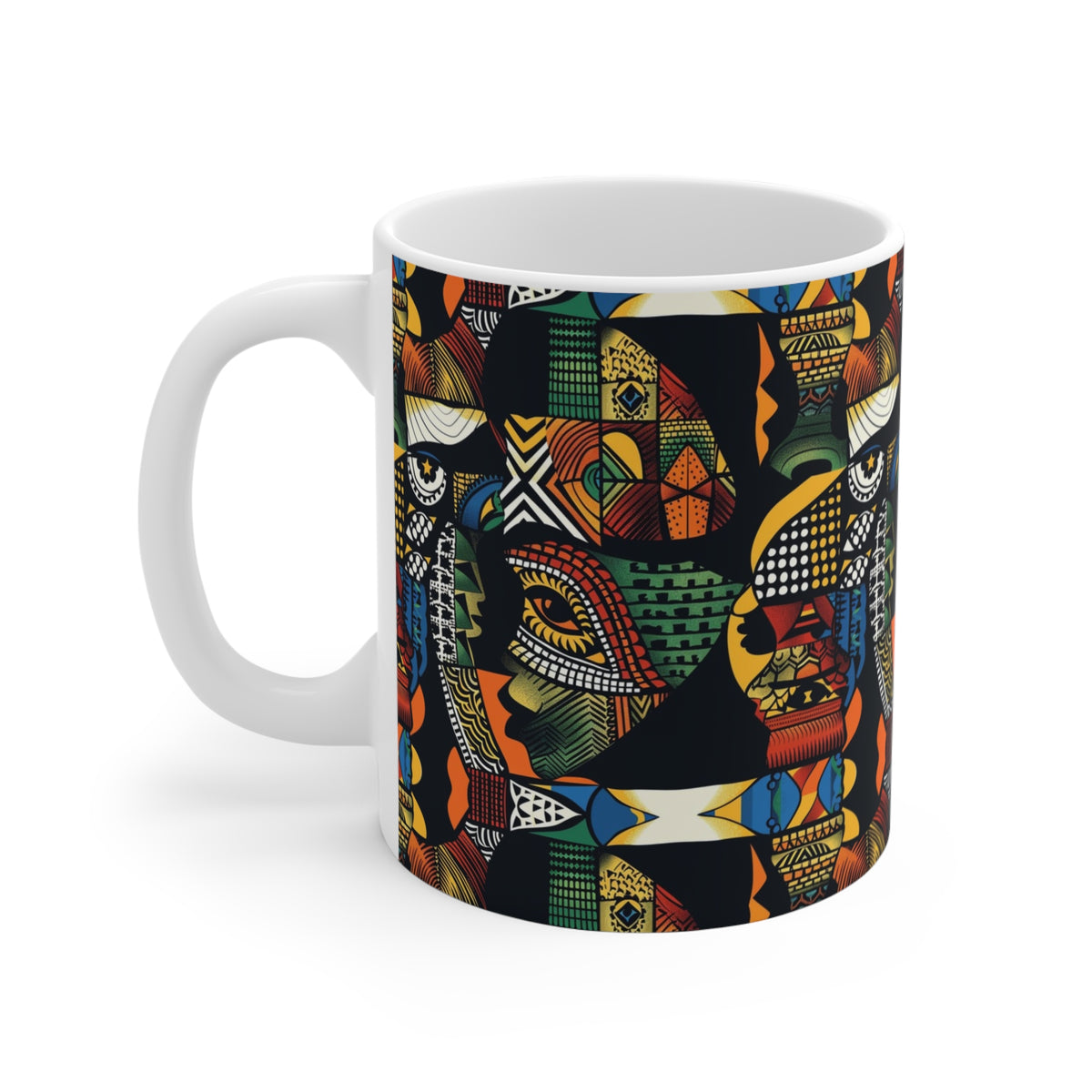 All-Over African Pattern Coffee Mug 610