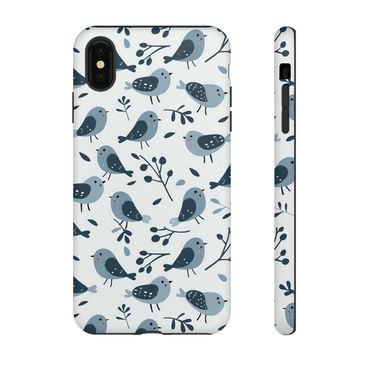 Birds Seamless Pattern Phone Case – Elegant and Timeless Avian Design 10