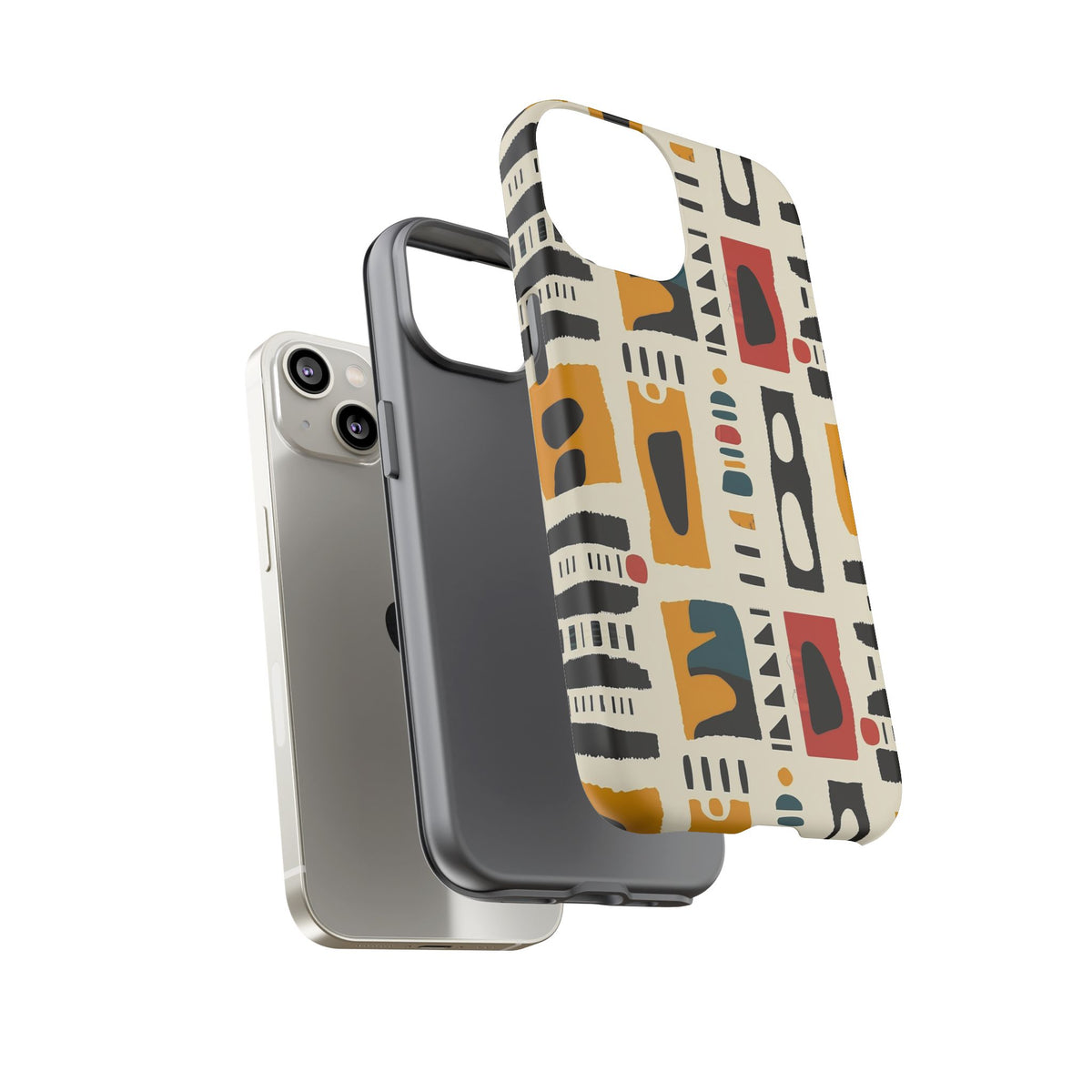 Stylish African Pattern Phone Case – Unique and Vibrant Protection 260