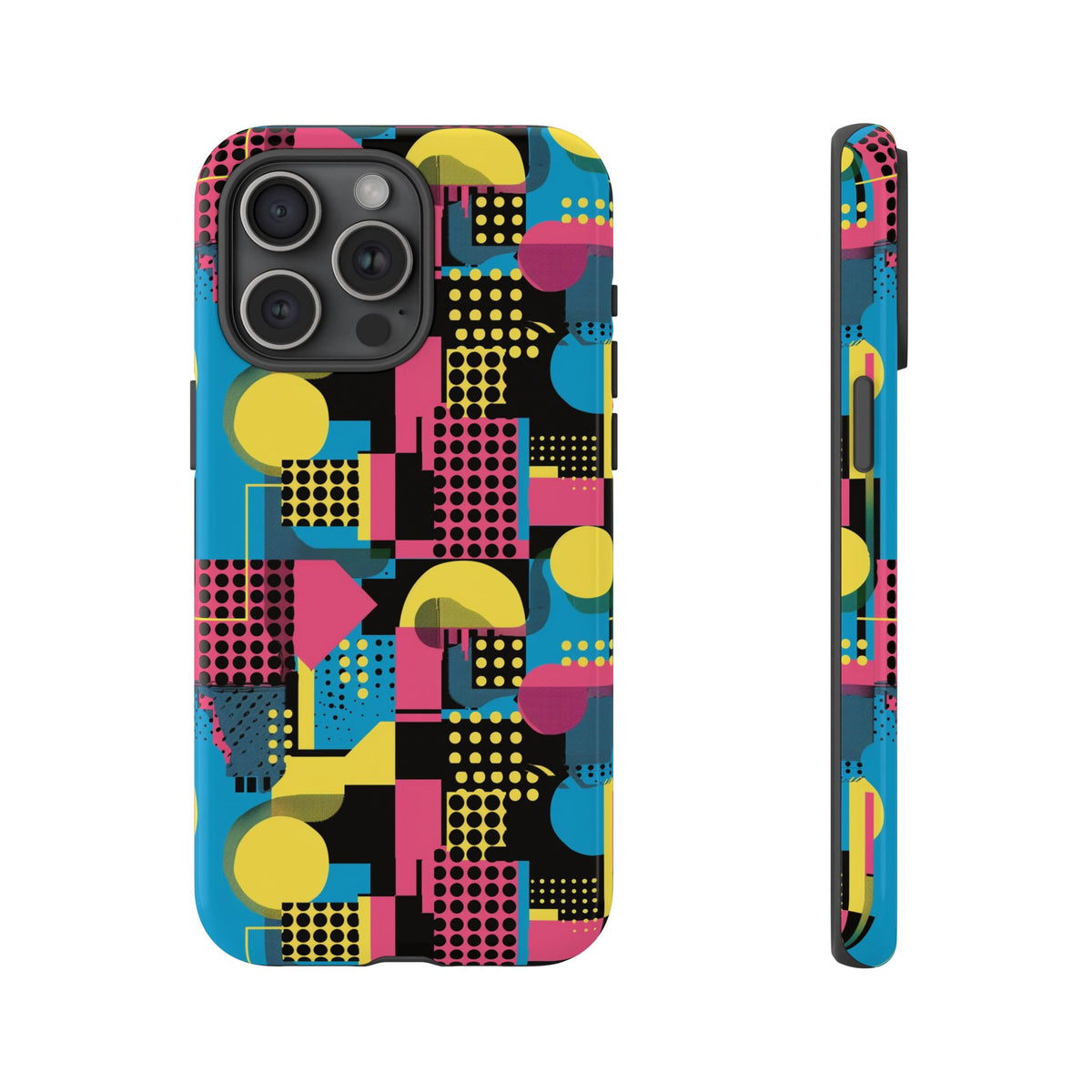 Retro 80s Seamless Phone Case – Vintage Style Meets Modern Protection 168