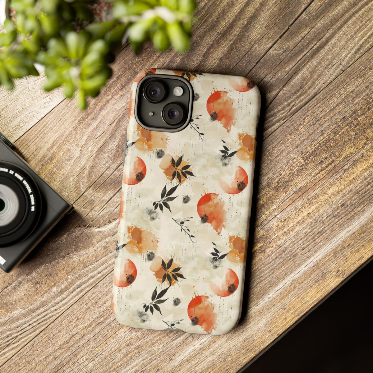 Japanese Pattern Phone Case – Elegant & Timeless Design for Your Phone 058