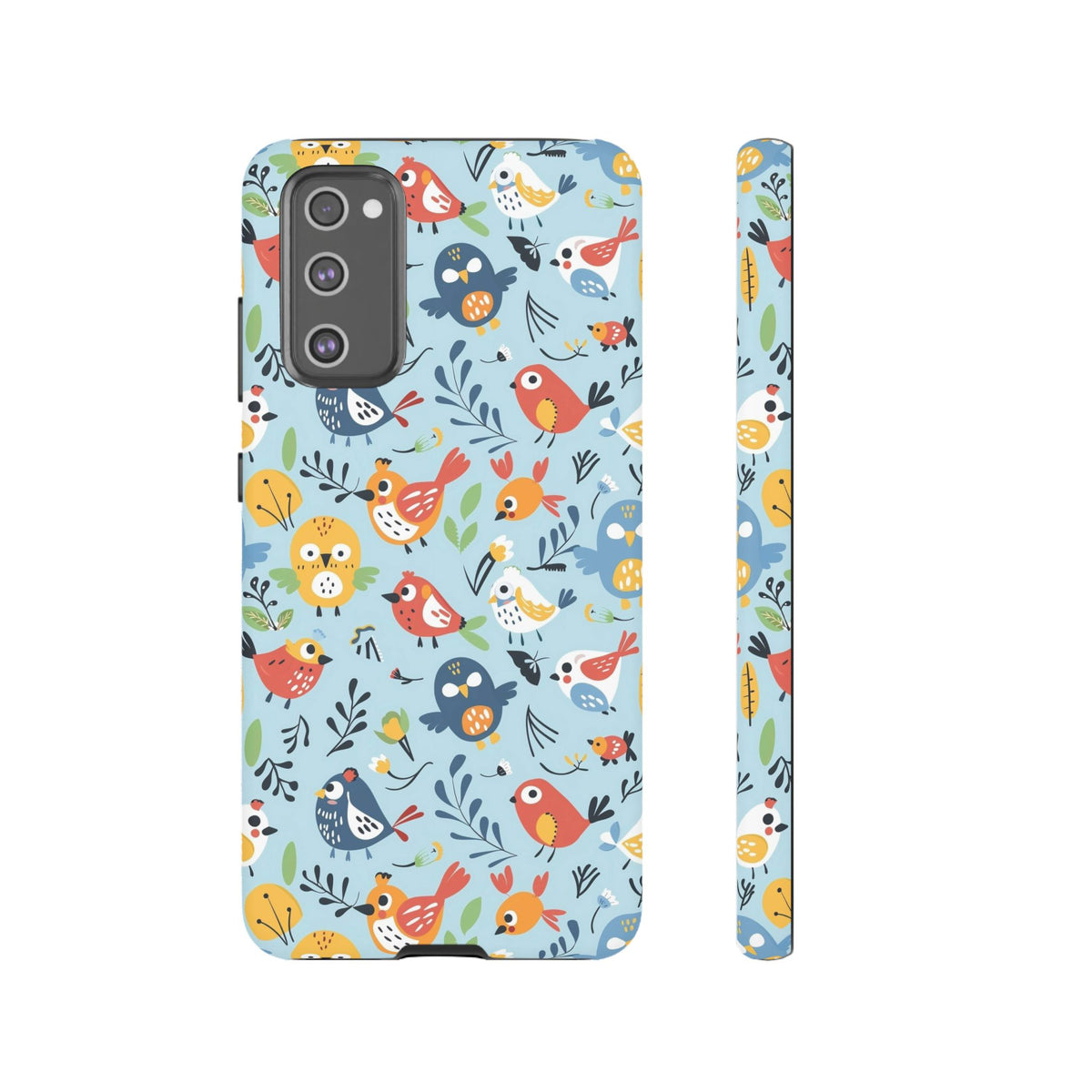 Birds Seamless Pattern Phone Case – Elegant and Timeless Avian Design 7