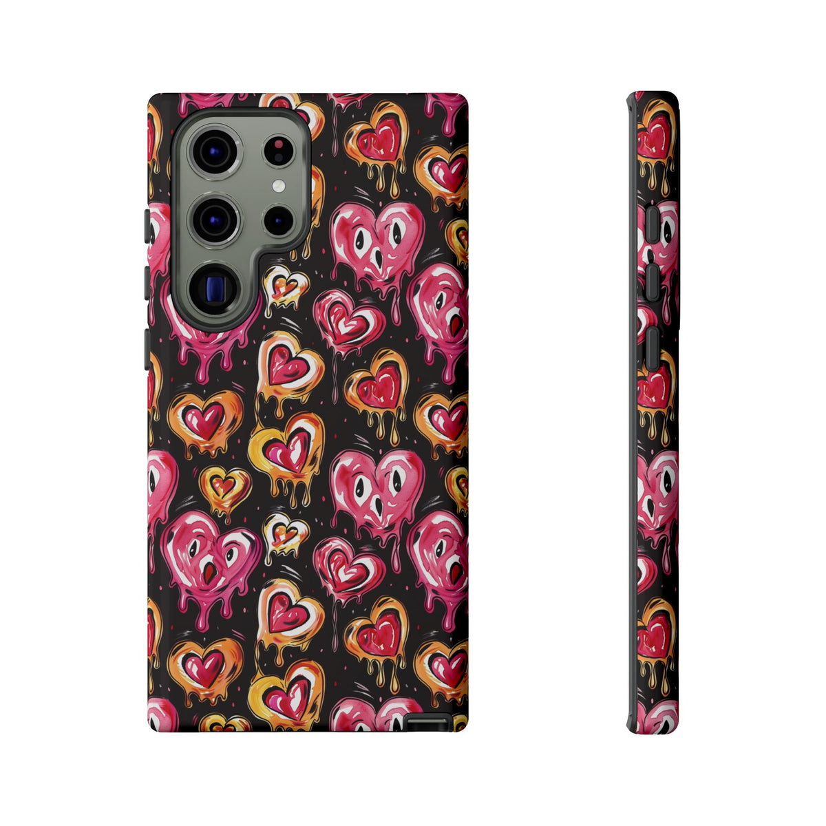 Heart Pattern Phone Case – Stylish & Loving Design for Your Device 361