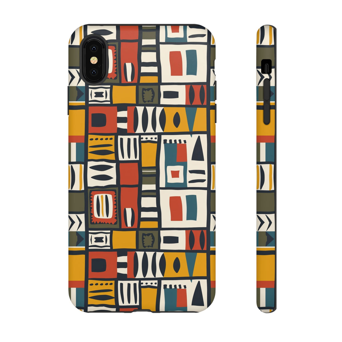 Stylish African Pattern Phone Case – Unique and Vibrant Protection 013