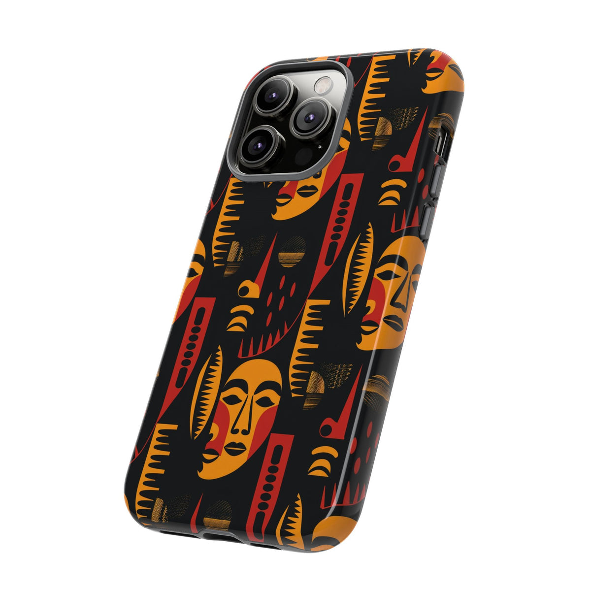 Stylish African Pattern Phone Case – Unique and Vibrant Protection 203