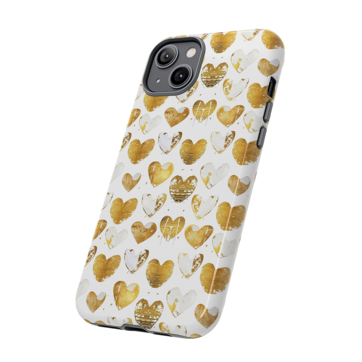 Heart Pattern Phone Case – Stylish & Loving Design for Your Device 369