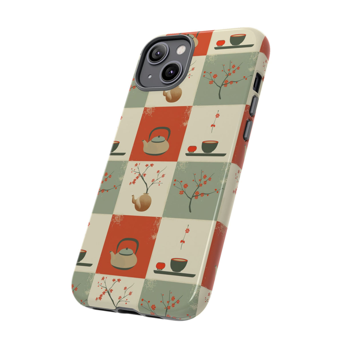 Japanese Pattern Phone Case – Elegant & Timeless Design for Your Phone 505