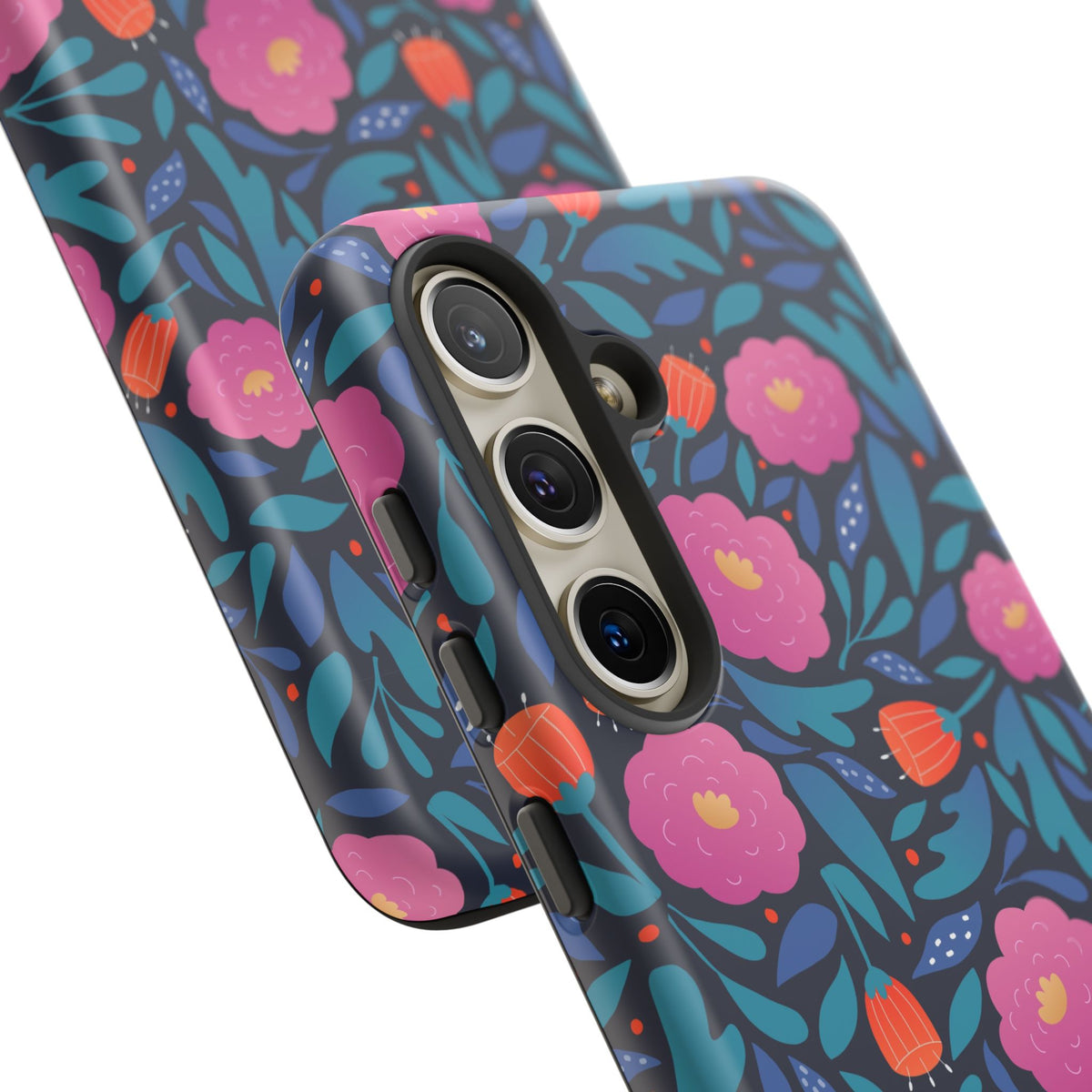 Colorful Little Flower Design Phone Case – Bright and Cheerful Floral Phone Cover 2