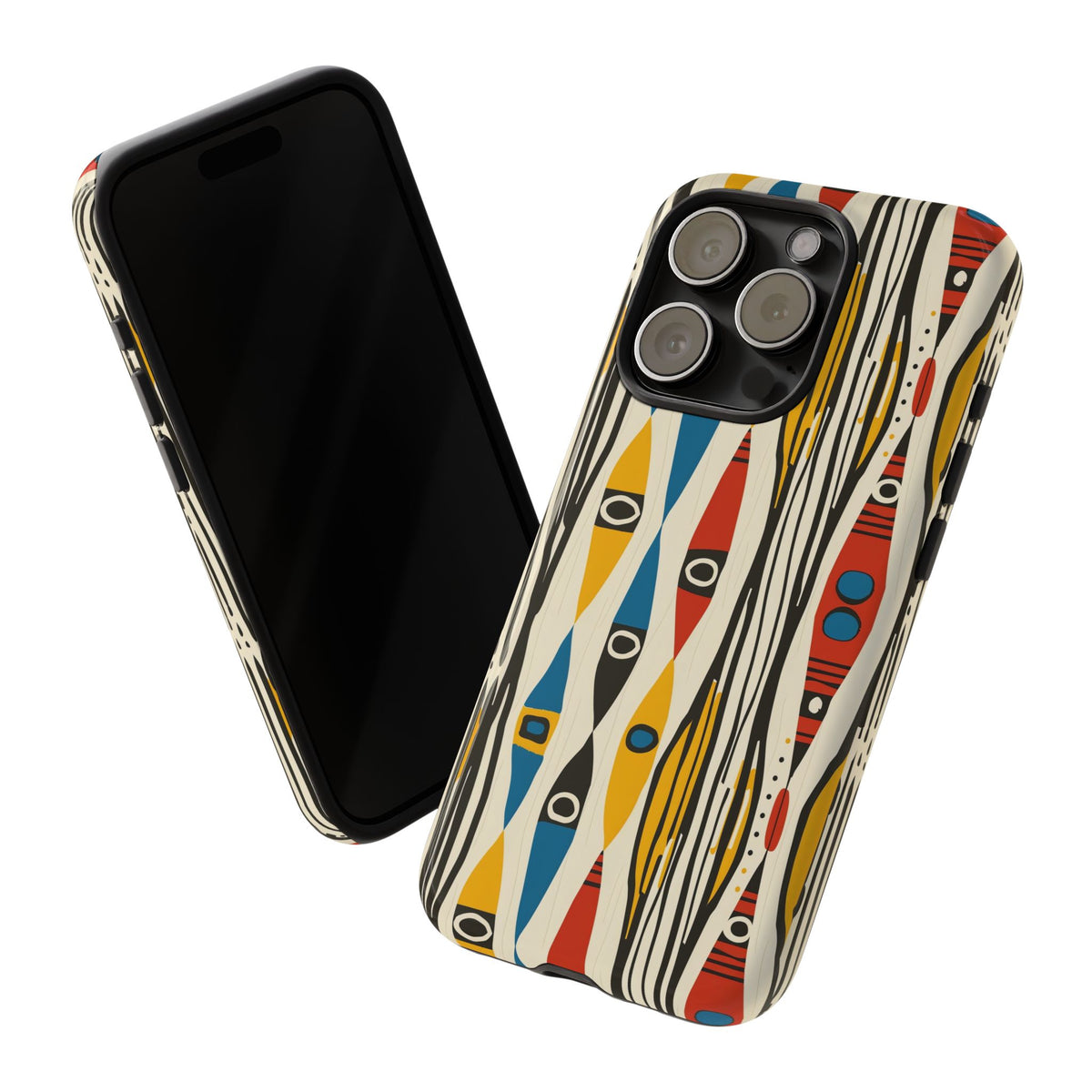 Stylish African Pattern Phone Case – Unique and Vibrant Protection 202