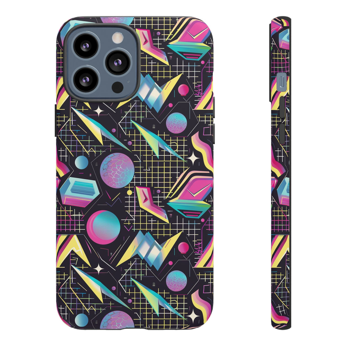 Retro 80s Seamless Phone Case – Vintage Style Meets Modern Protection 086