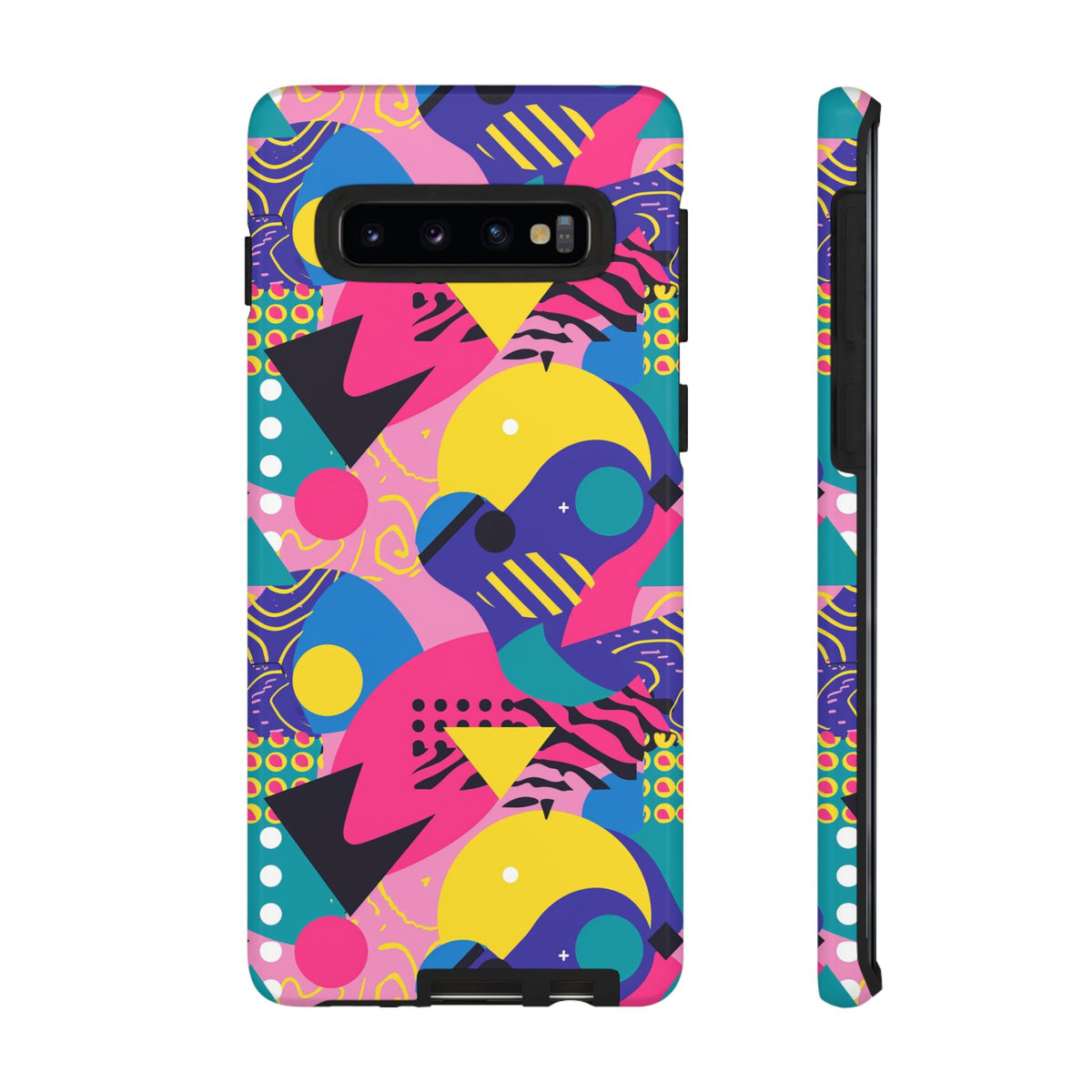 90s Themed Seamless Pattern Phone Case – Embrace Retro Style and Protection 283