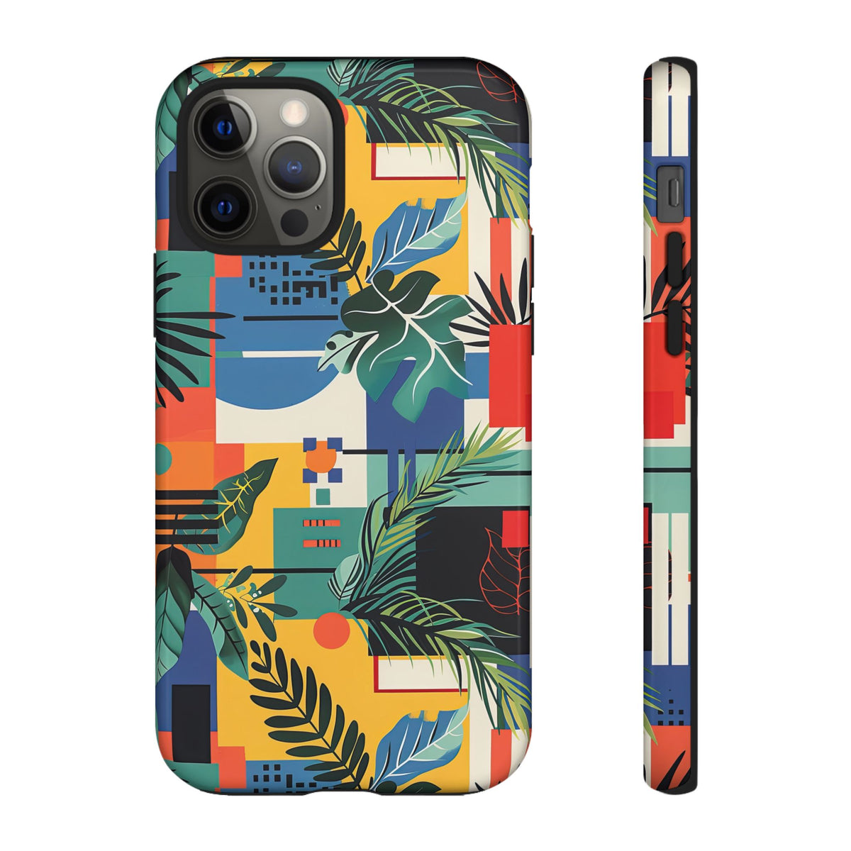 Jungle Collage Phone Case – Vibrant & Durable Nature-Inspired Protection