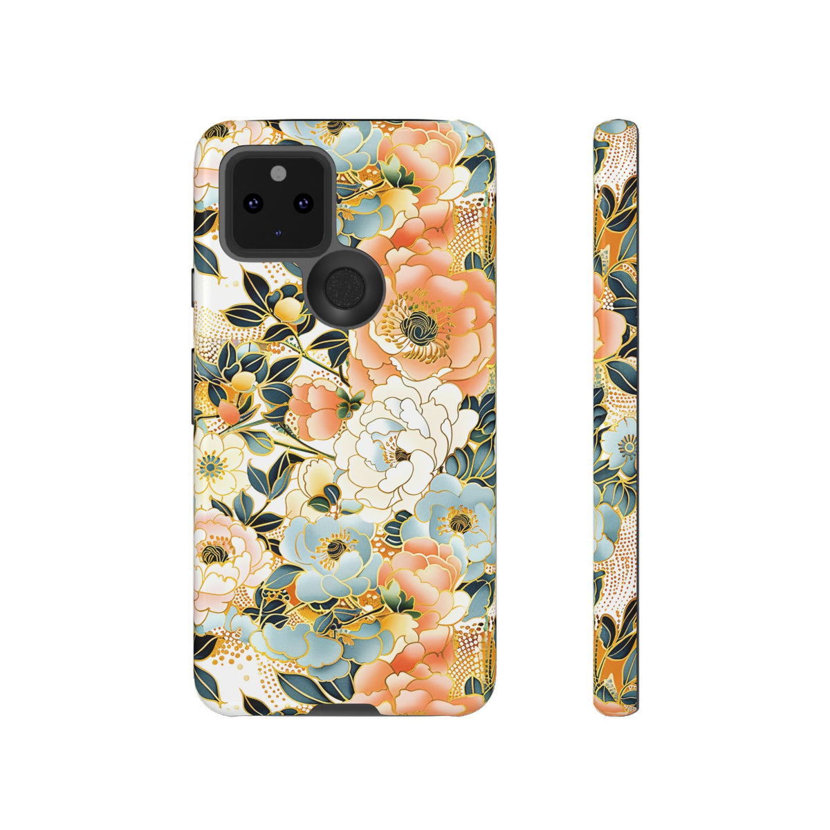 Japanese Blossom Asian Floral Design Phone Case – Elegant Floral Phone Cover 5