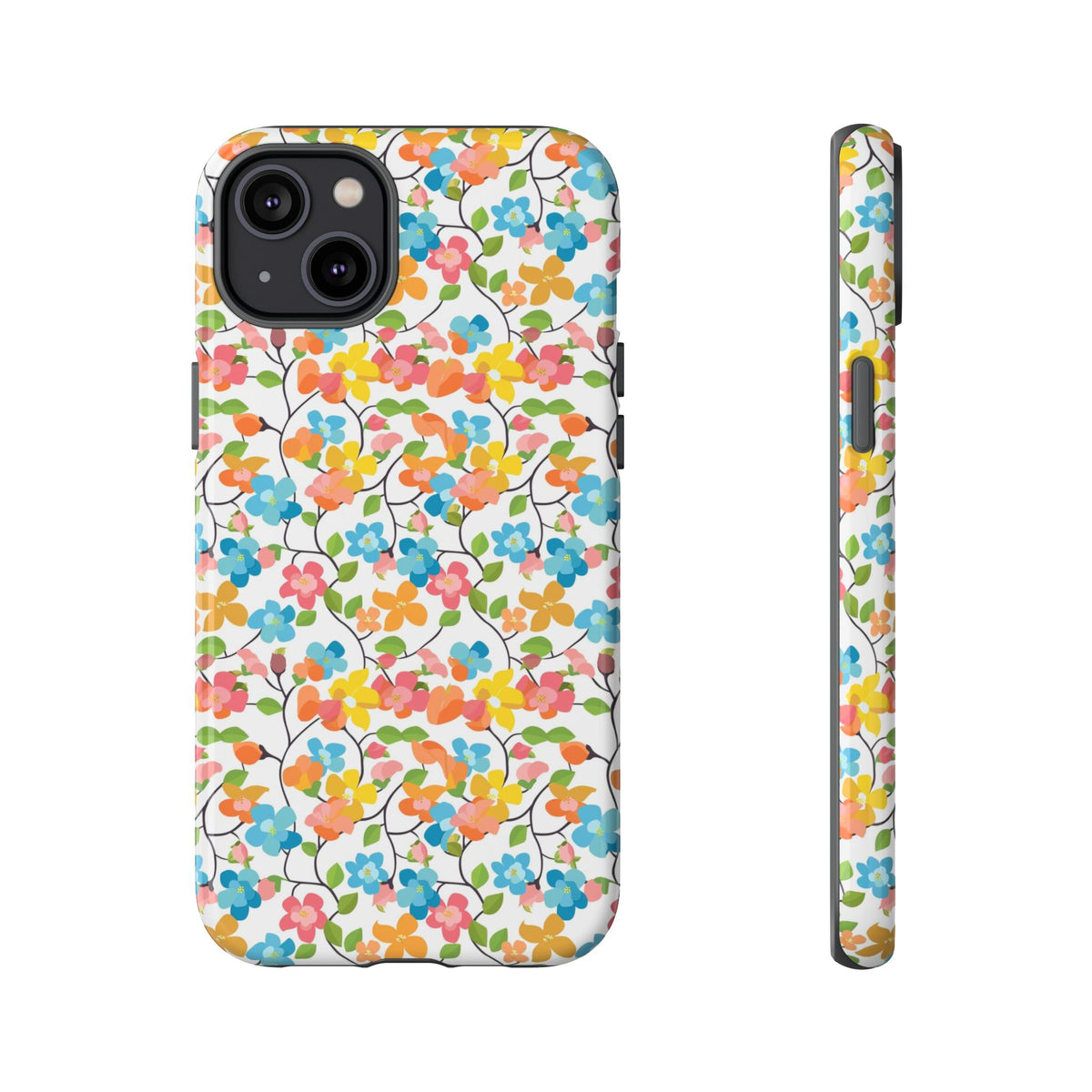 Spring Pattern Phone Case – Fresh & Vibrant Design for Your Phone 407