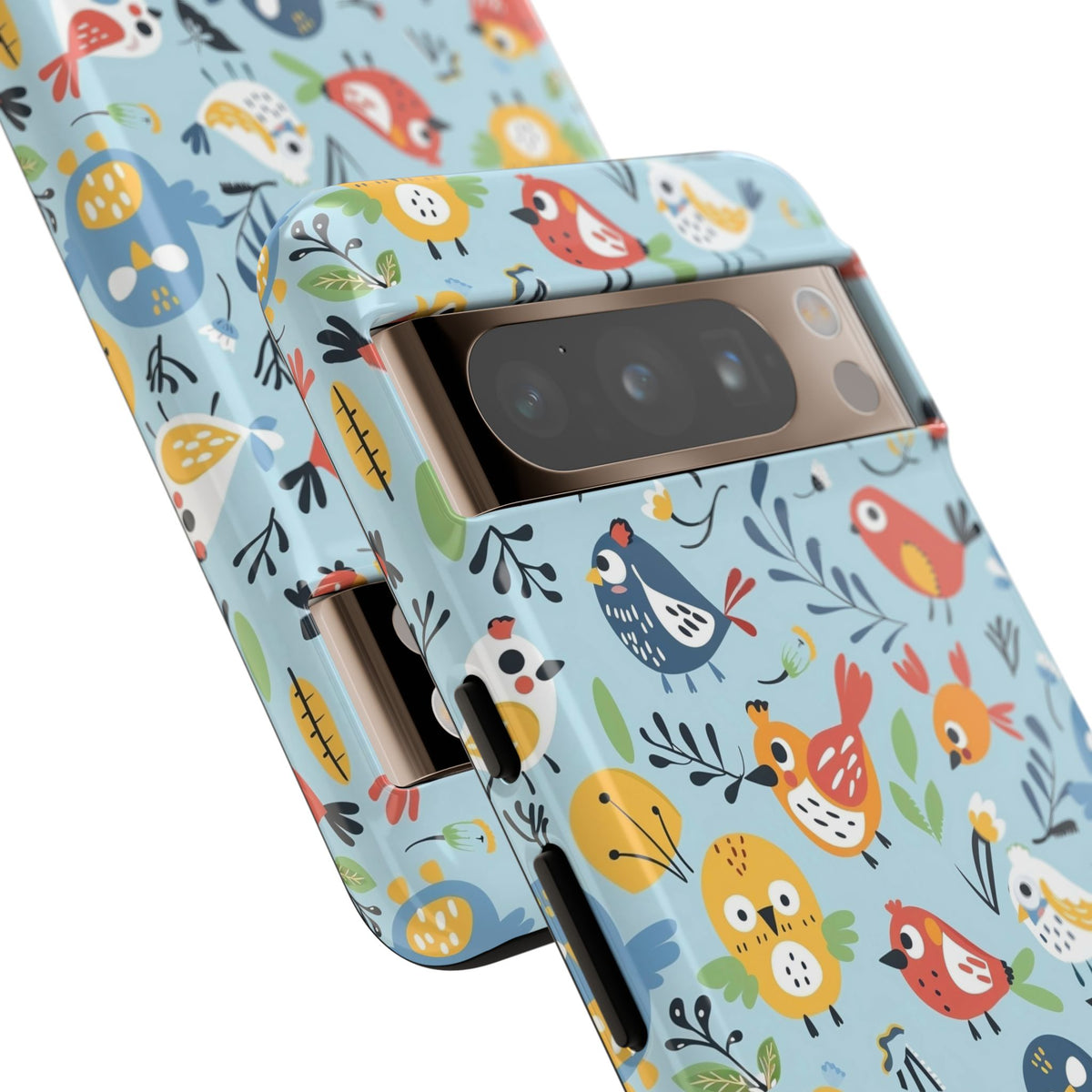 Birds Seamless Pattern Phone Case – Elegant and Timeless Avian Design 7