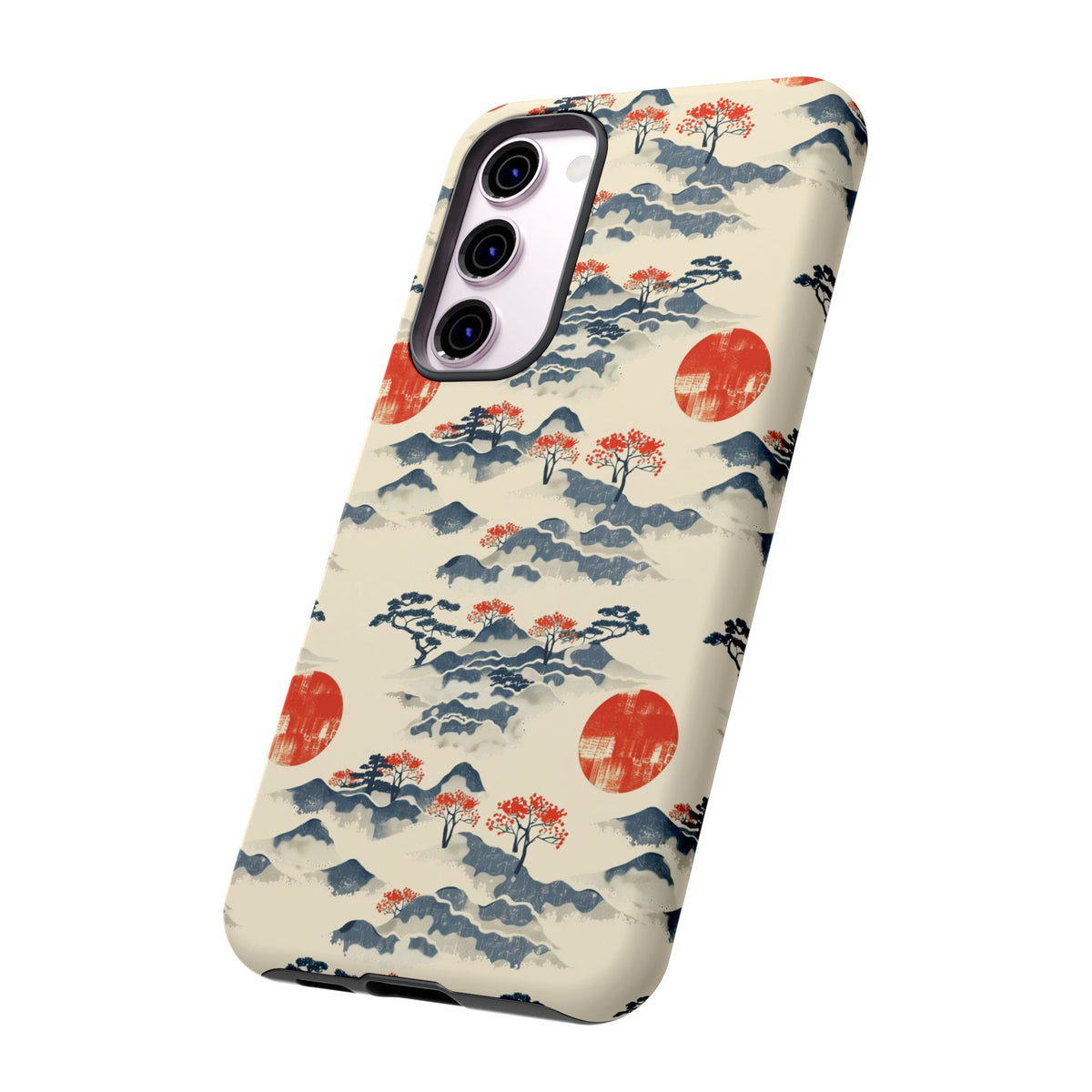 Japanese Pattern Phone Case – Elegant & Timeless Design for Your Phone 085