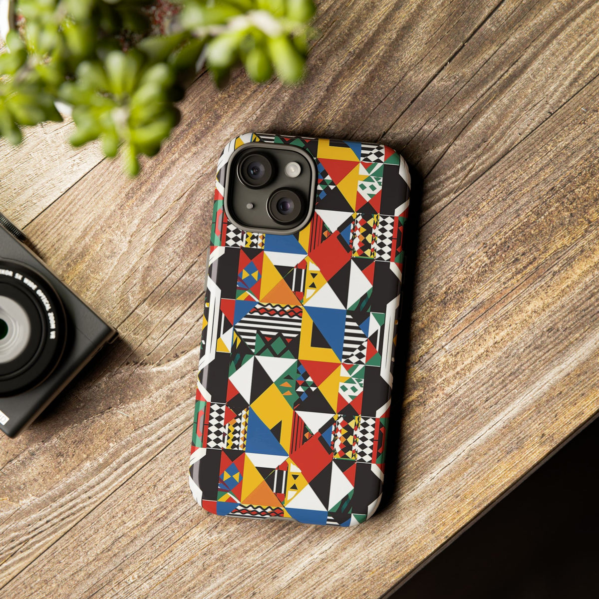 Stylish African Pattern Phone Case – Unique and Vibrant Protection 182