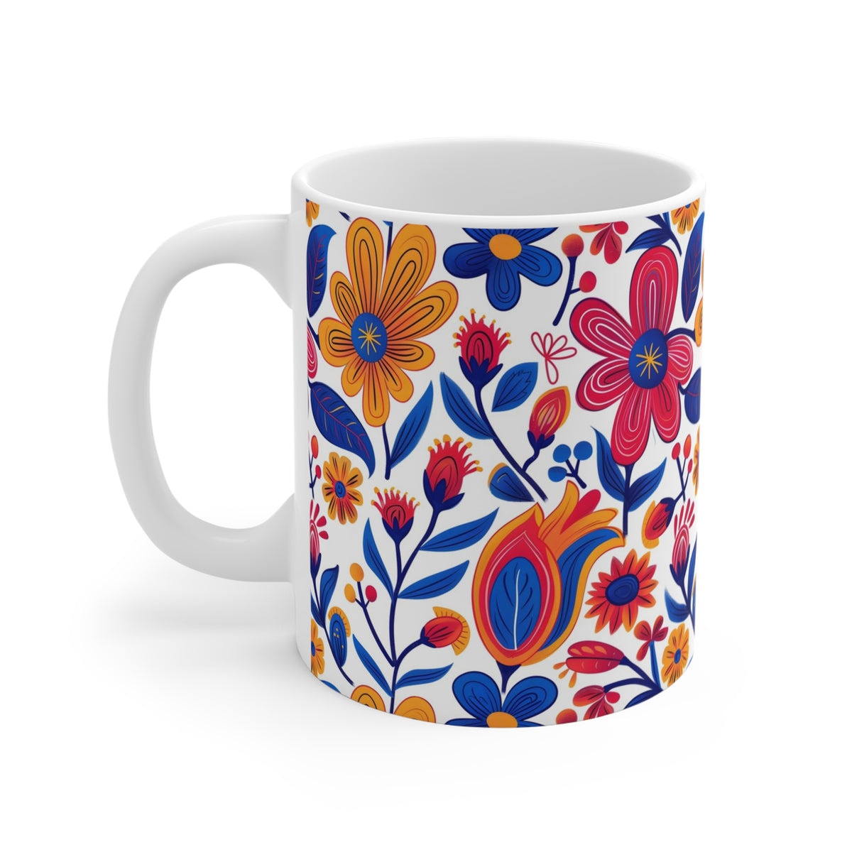 Groove Floral Bohemian Coffee Mug – Perfect for Free Spirits  (24)