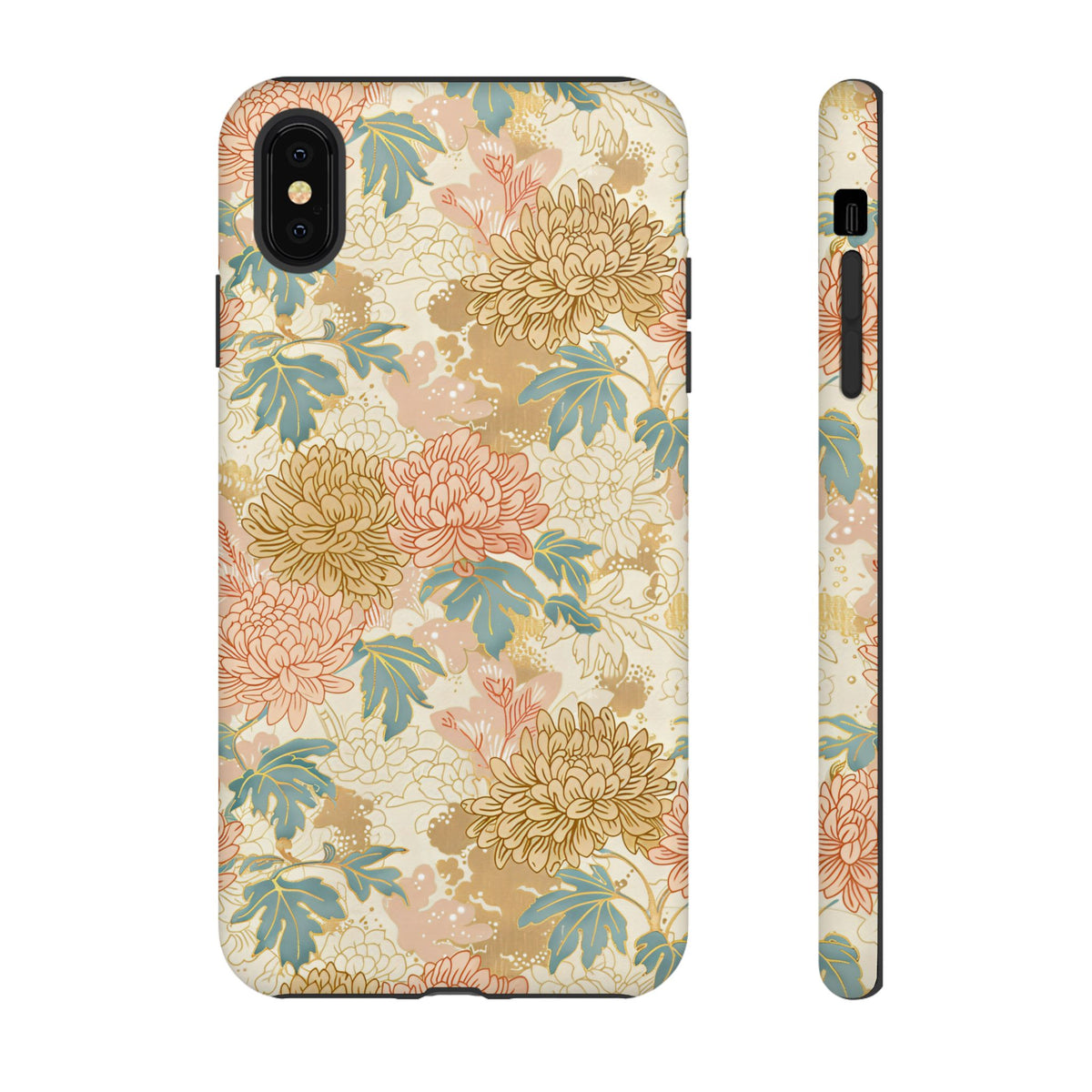 Japanese Blossom Asian Floral Design Phone Case – Elegant Floral Phone Cover