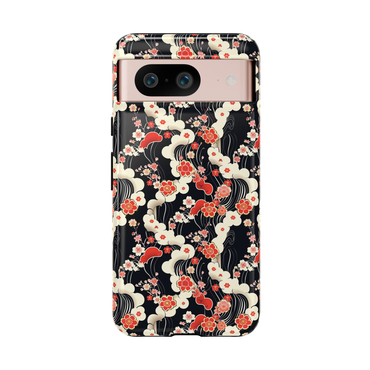 Japanese Pattern Phone Case – Elegant & Timeless Design for Your Phone 478