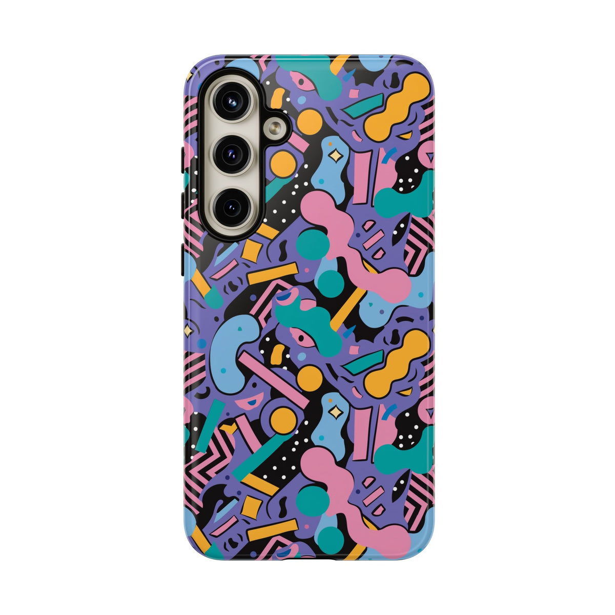 90s Themed Seamless Pattern Phone Case – Embrace Retro Style and Protection 234