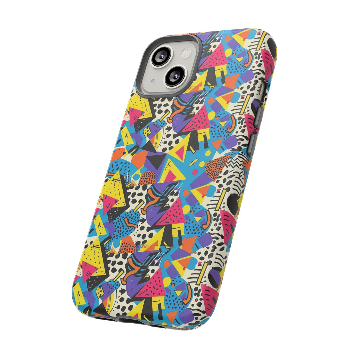 90s Themed Seamless Pattern Phone Case – Embrace Retro Style and Protection 231