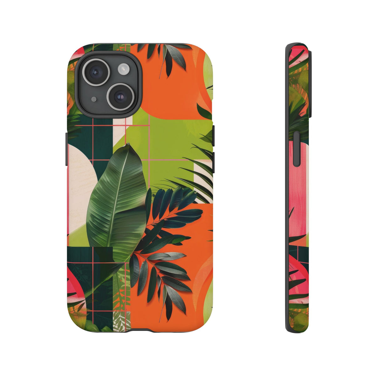 Jungle Collage Phone Case – Vibrant & Durable Nature-Inspired Protection