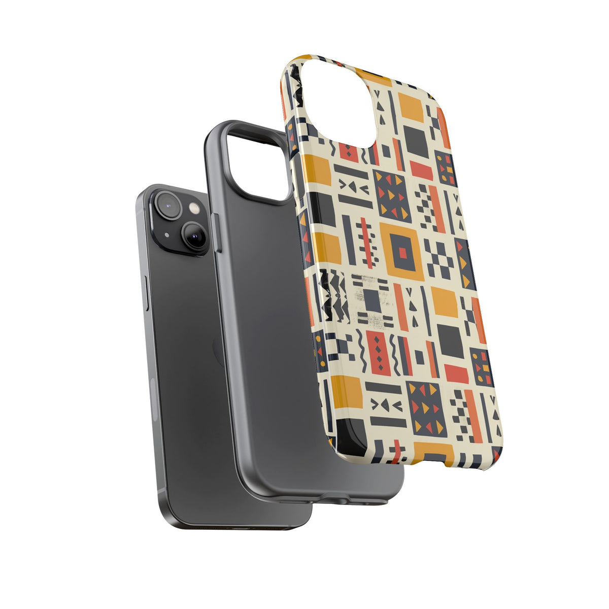 Stylish African Pattern Phone Case – Unique and Vibrant Protection 104