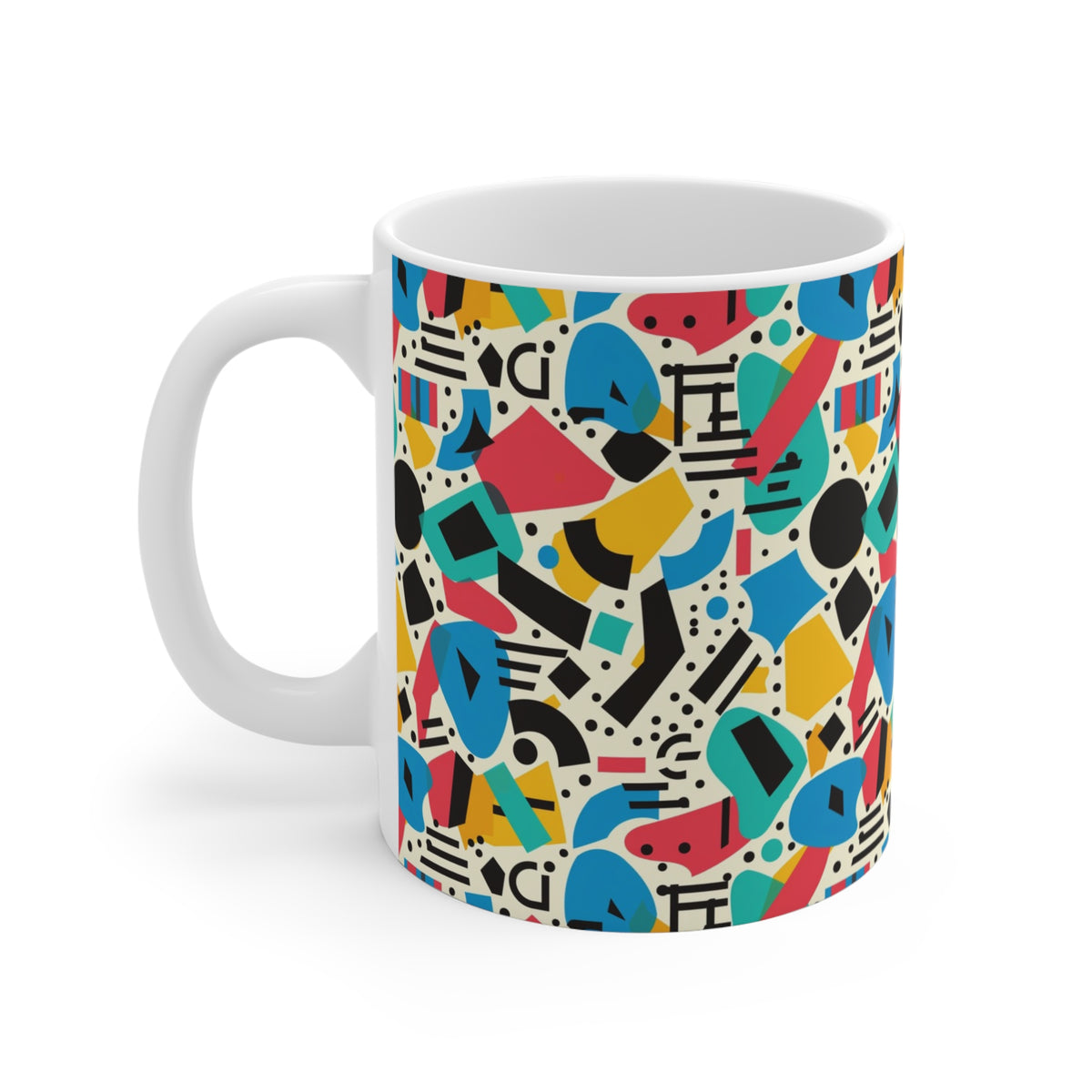 90s Retro Coffee Mug - Full Wrap Design 598