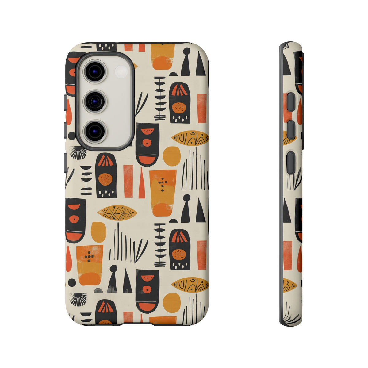 Stylish African Pattern Phone Case – Unique and Vibrant Protection 208