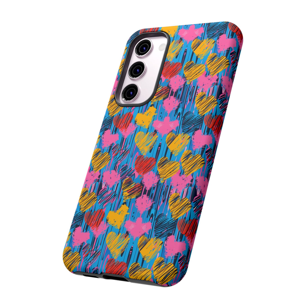 Heart Pattern Phone Case – Stylish & Loving Design for Your Device 262