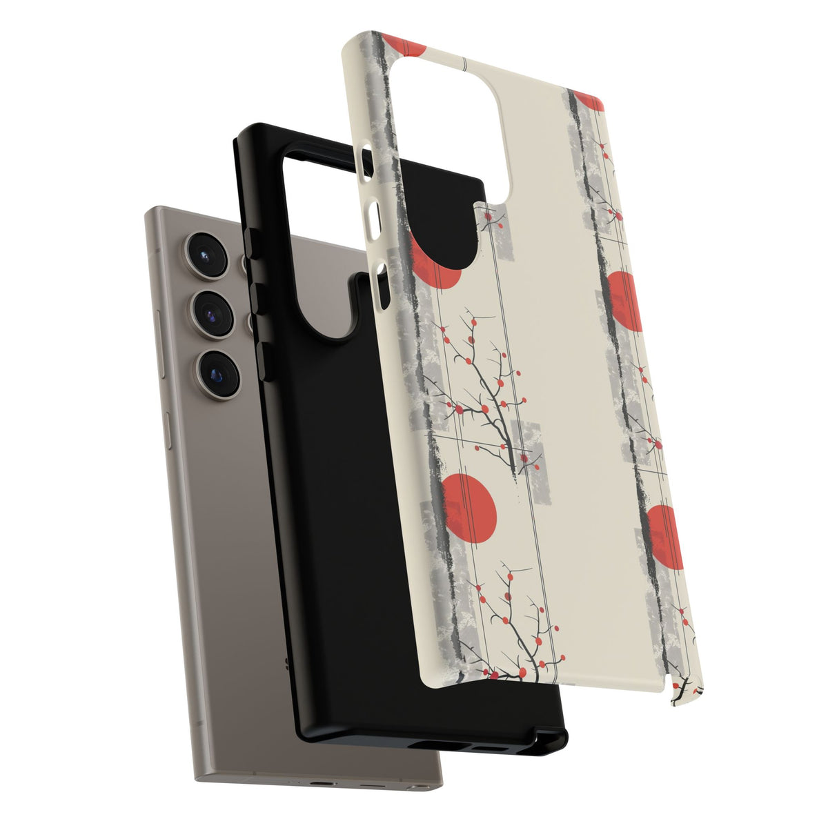 Japanese Pattern Phone Case – Elegant & Timeless Design for Your Phone 004