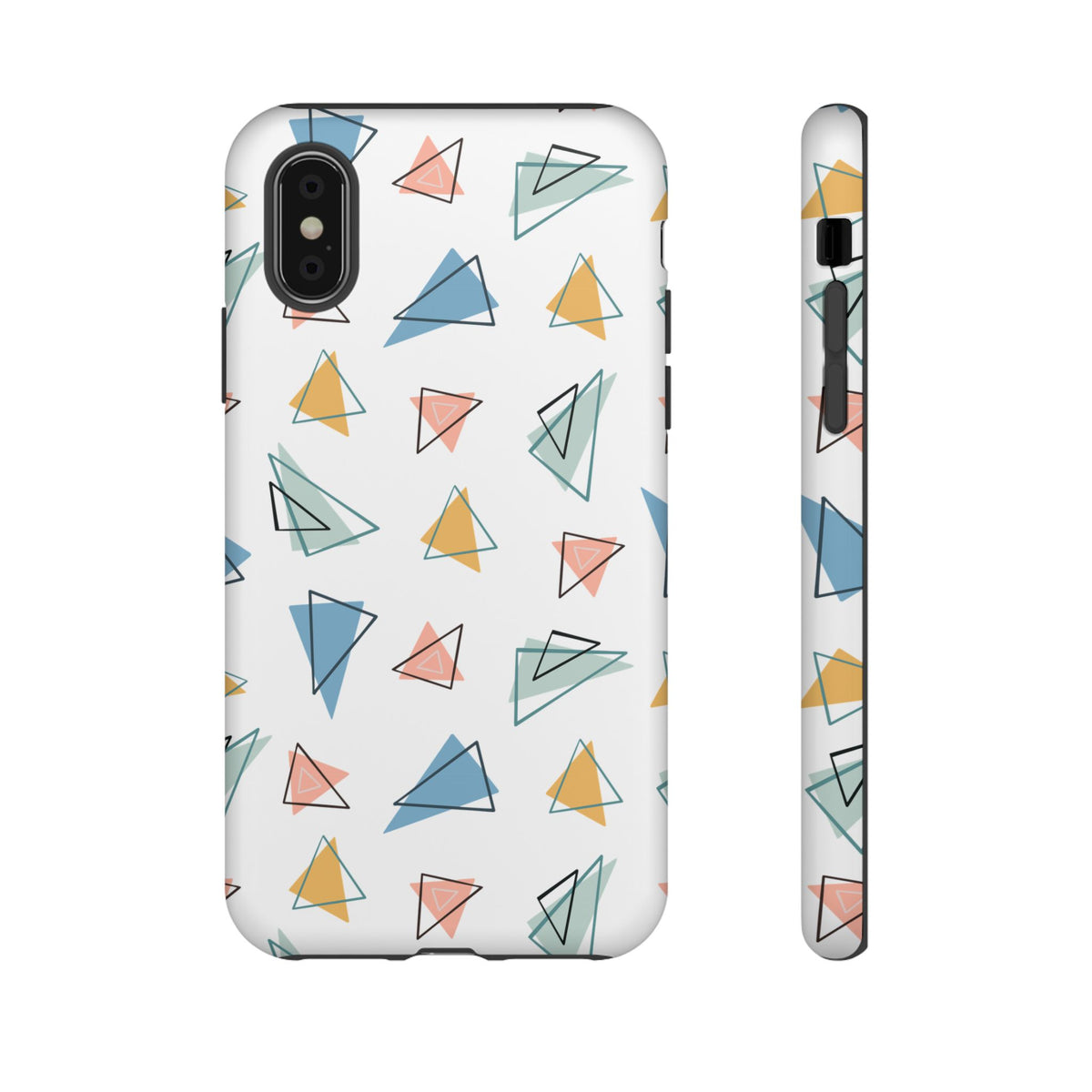 Triangle Pattern Phone Case – Modern & Durable Geometric Design