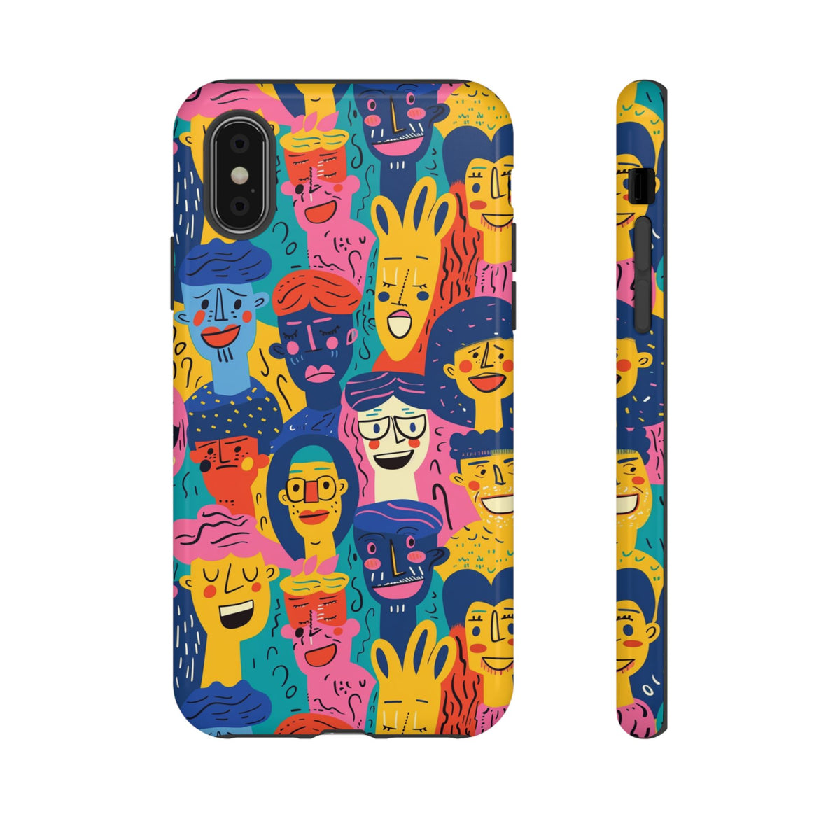 Happy Faces Phone Case – Joyful and Cheerful Design for a Bright Look 6