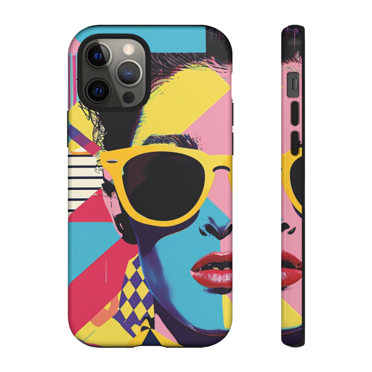 Retro 80s Seamless Phone Case – Vintage Style Meets Modern Protection 7